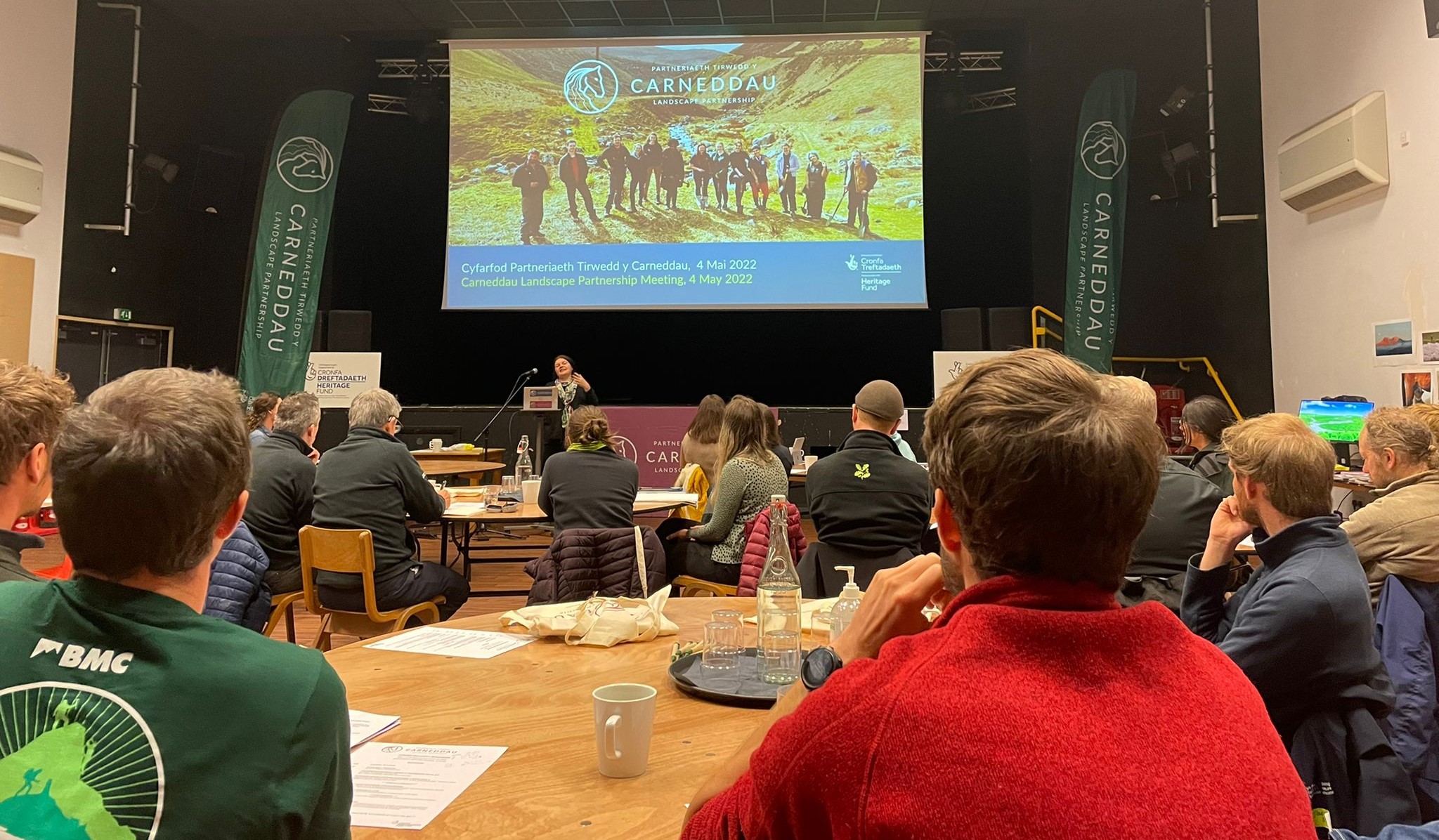 Partner organisations during a meeting